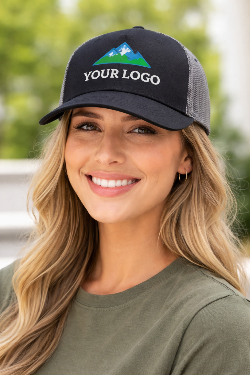 Premium Classic 5 Panel Trucker with any design