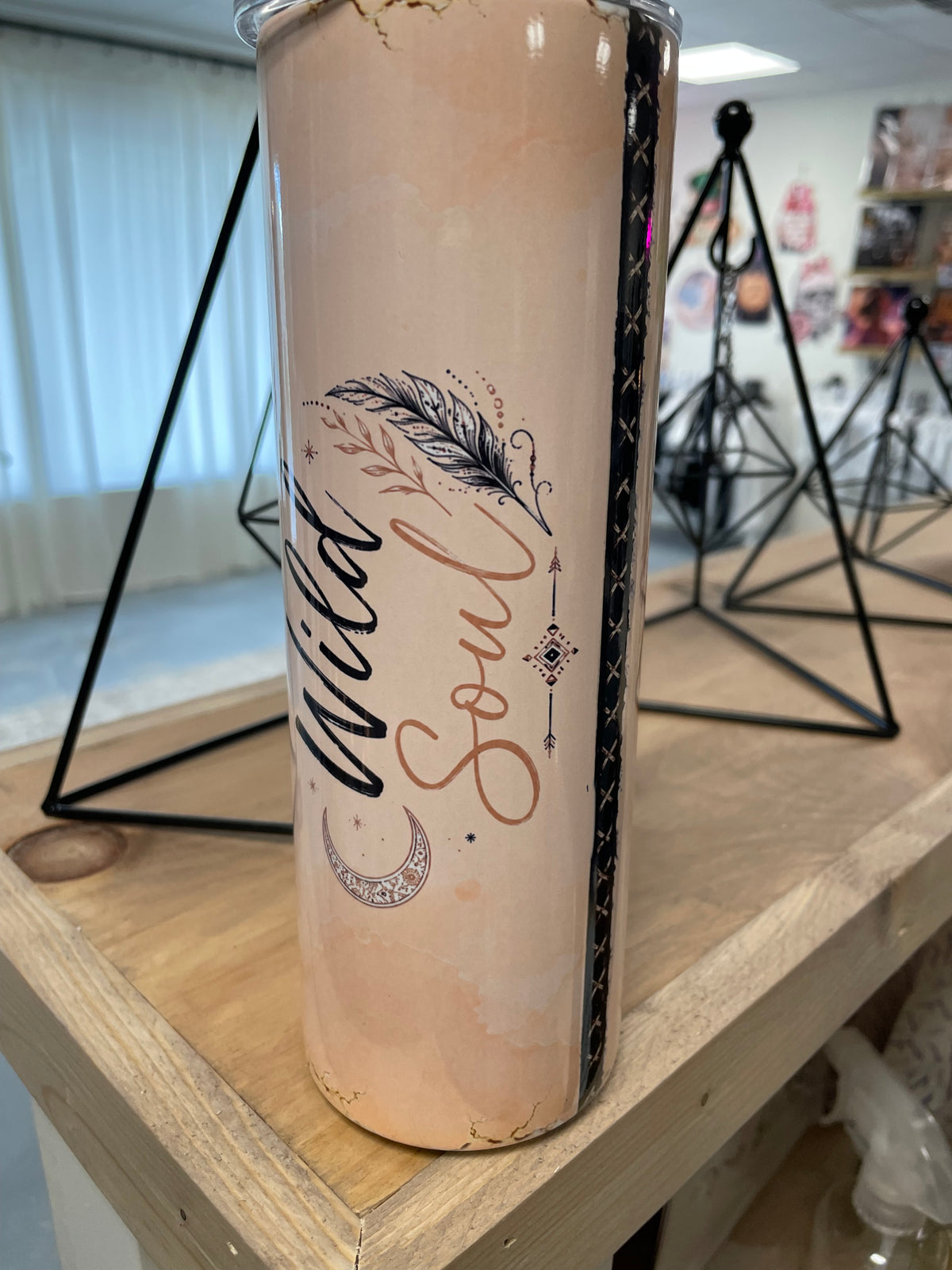 Wild Soul Tattoo Girl Stainless Tumbler