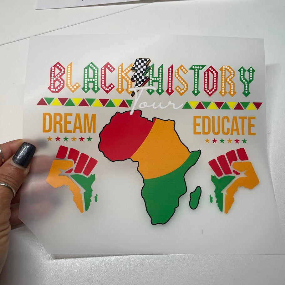 Black Heritage DTF Transfer