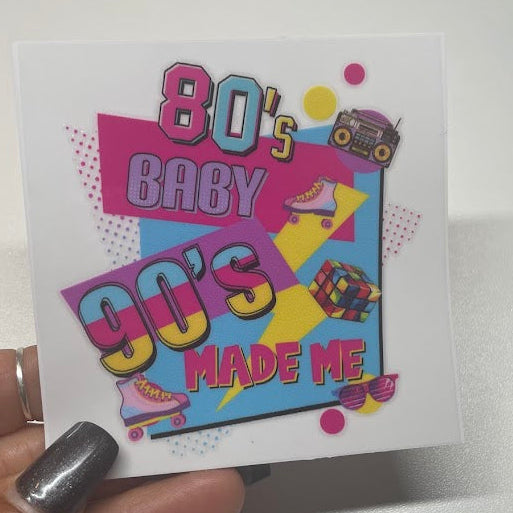 80's - 90"s Retro Sticker UV DTF