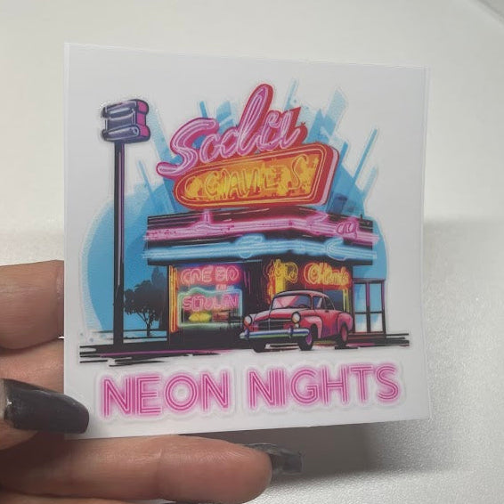 80's - 90"s Retro Sticker UV DTF