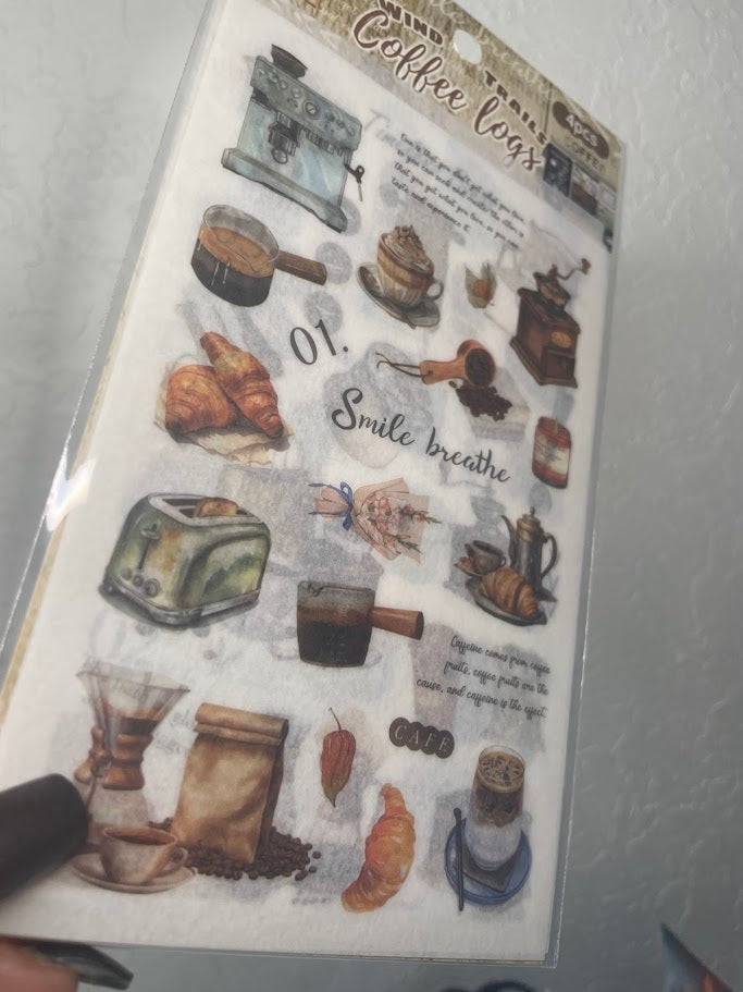 Vintage Coffee Sticker Pack