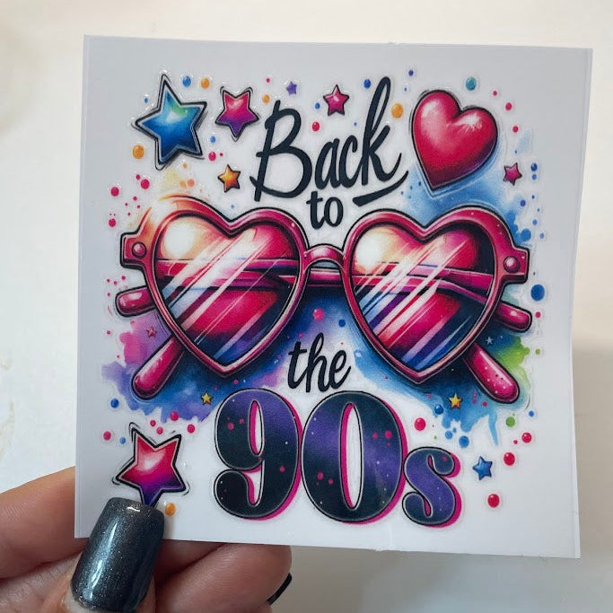 80's - 90"s Retro Sticker UV DTF