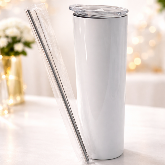 20 oz Stainless Steel Tumbler with any design