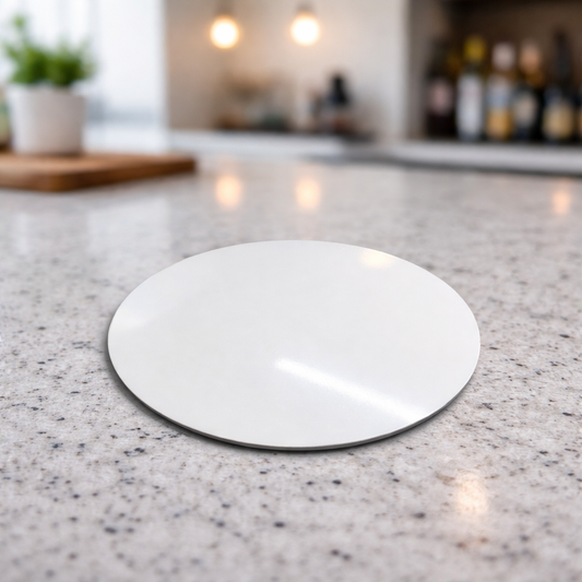 10 Count of 4" Coasters with Cork Back with any design