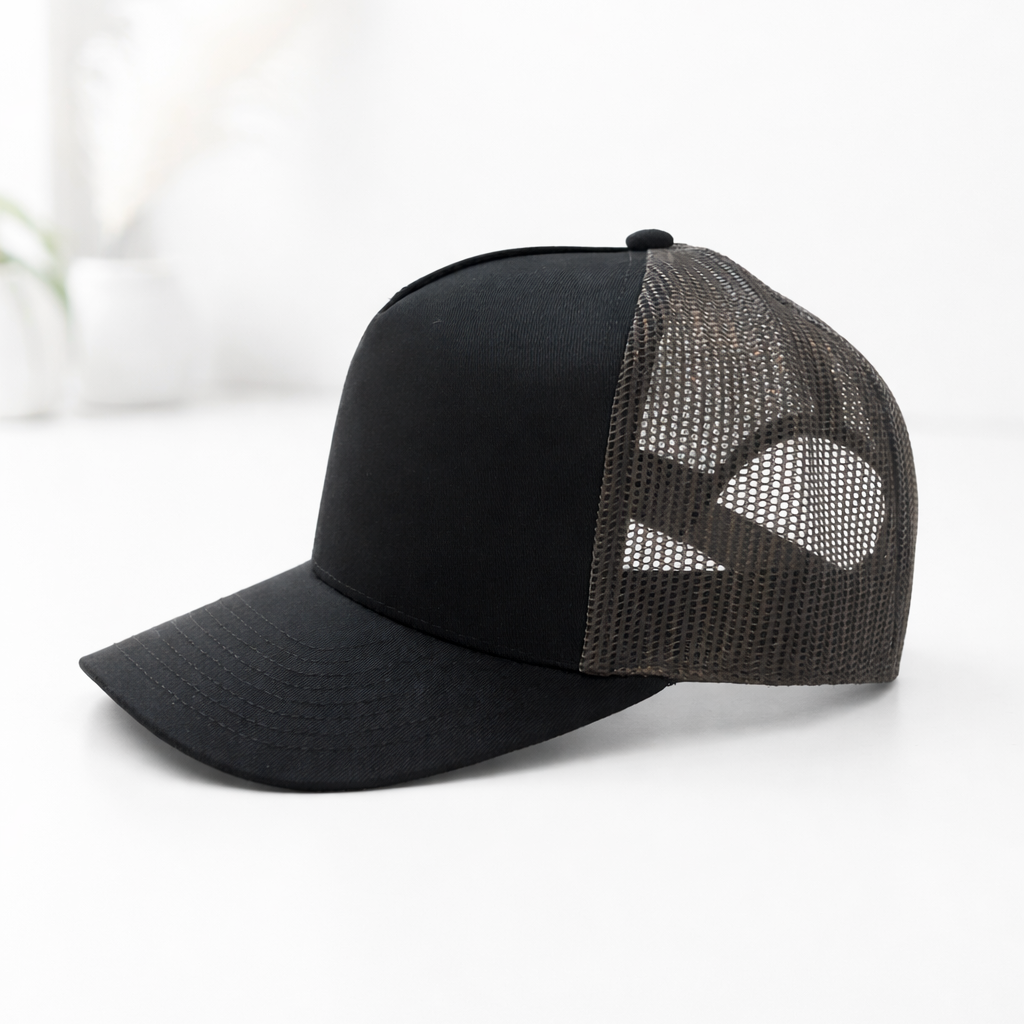 Premium Classic 5 Panel Trucker with any design