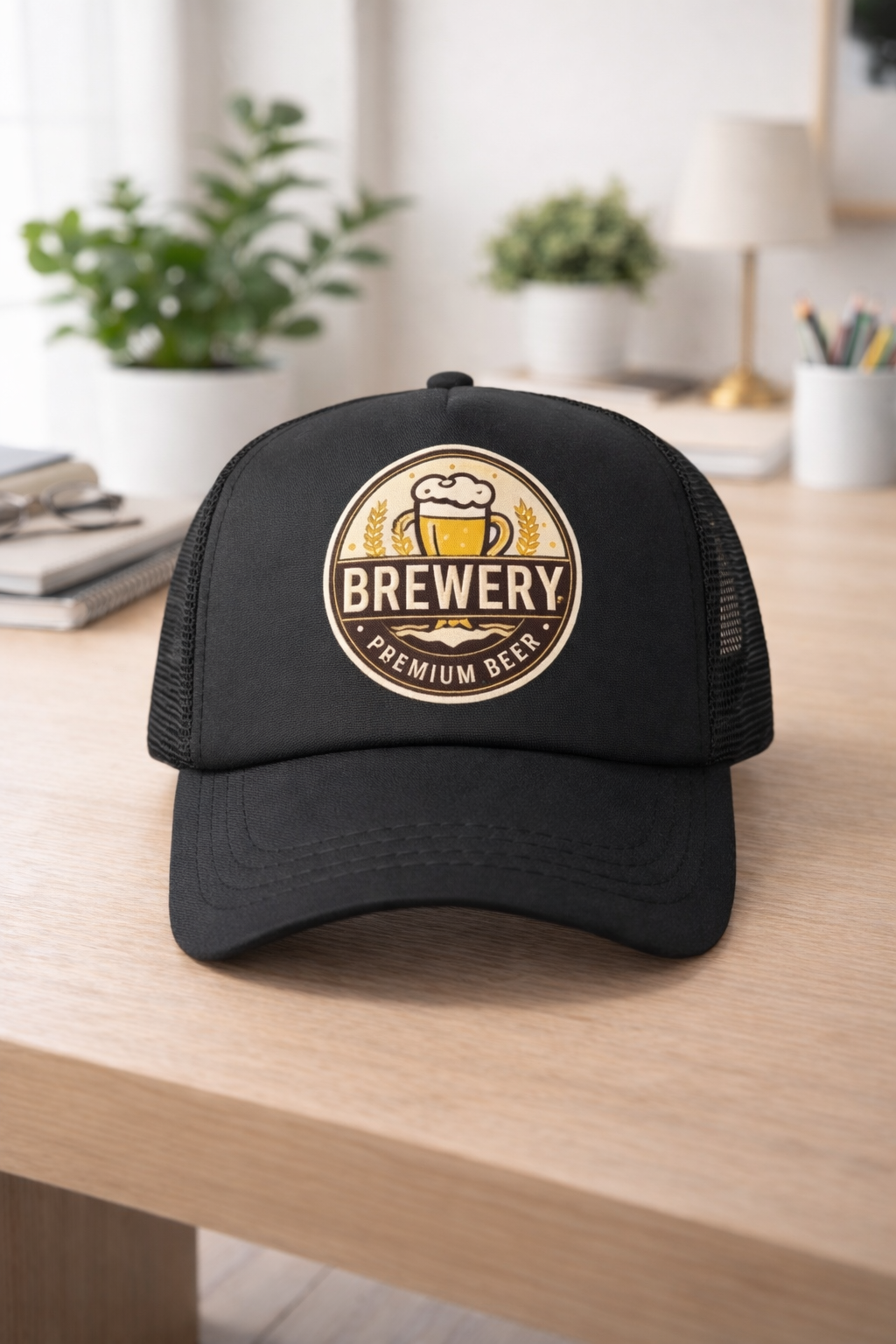 Bulk Foam 5-Panel Mesh Back Trucker Hat with any design