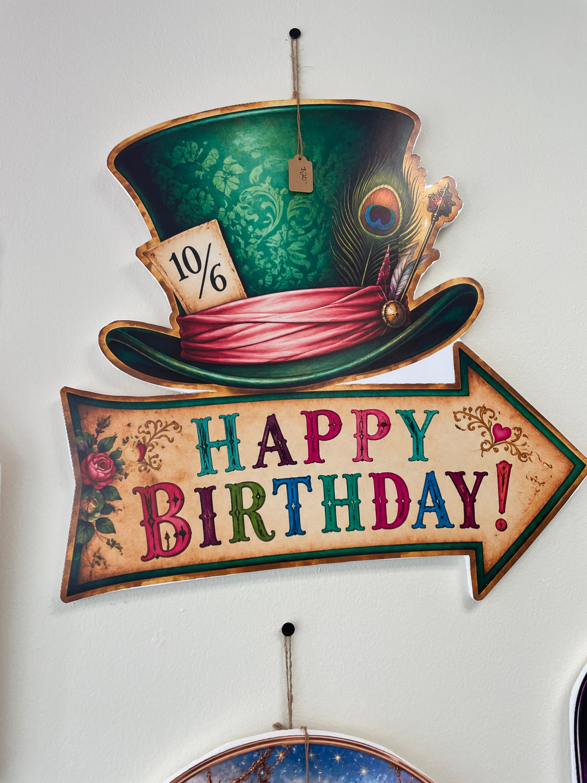 Mad Hatter Inspired Birthday Prop
