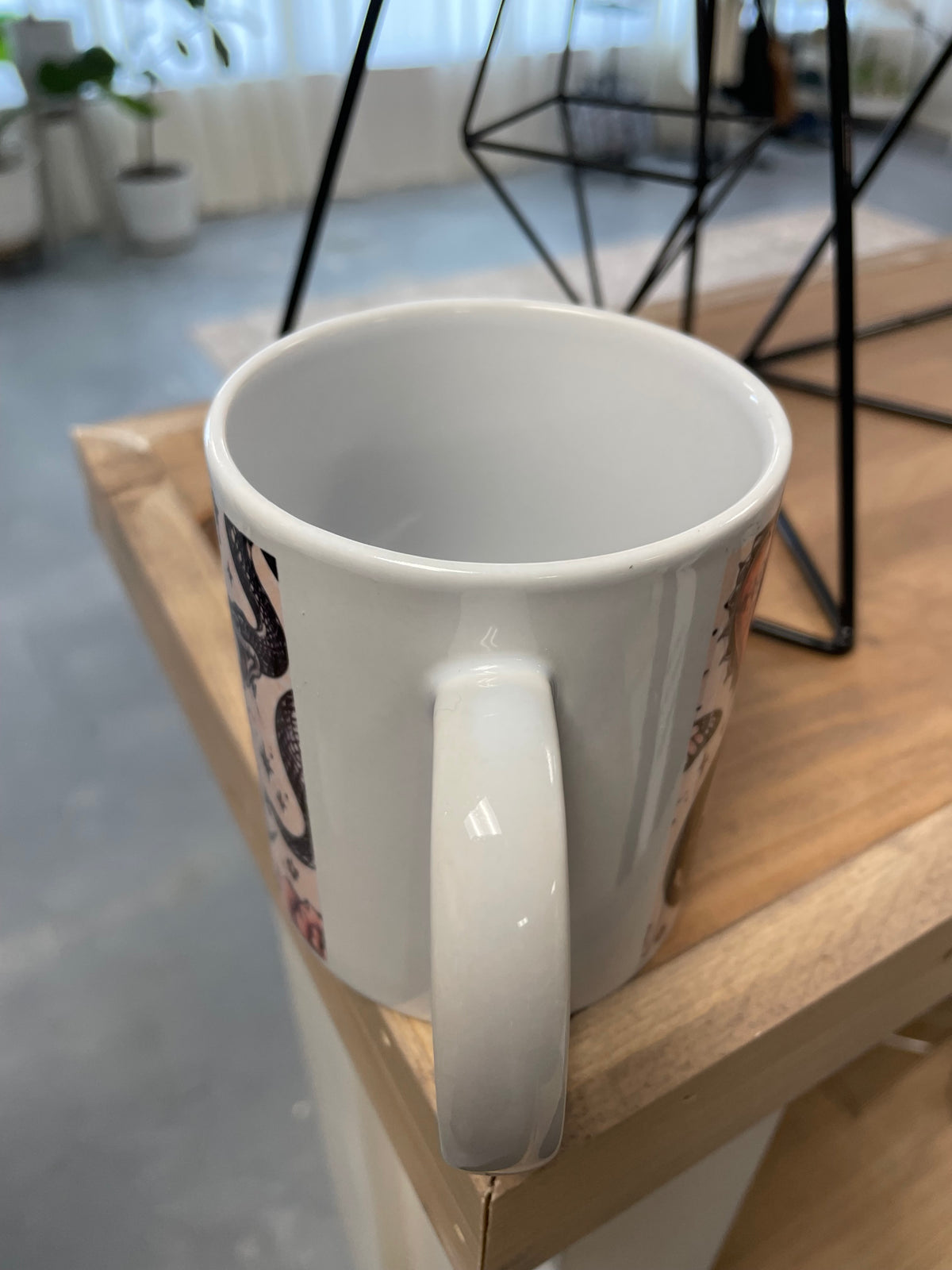 Skull Dagger Rose Coffee Mug
