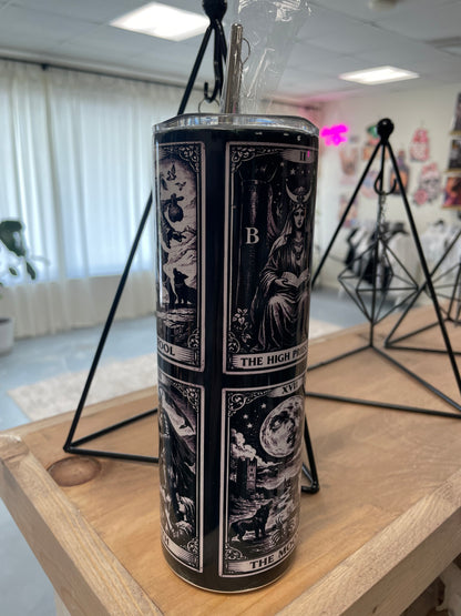 Tarot Cards Stainless Tumbler