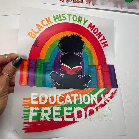 Black Heritage DTF Transfer