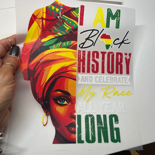 Black Heritage DTF Transfer