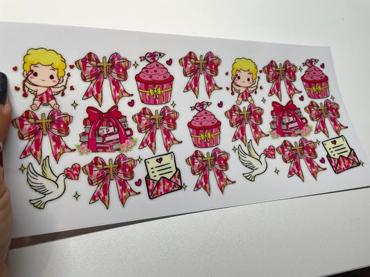Cupid Love UV DTF Sticker for Tumbler