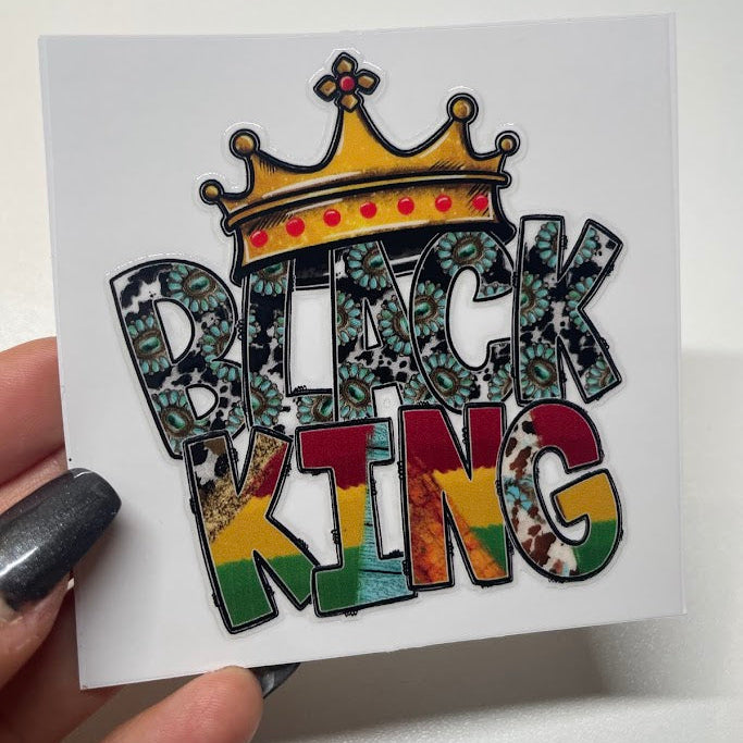 Black Heritage Sticker UV DTF