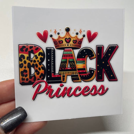 Black Heritage Sticker UV DTF