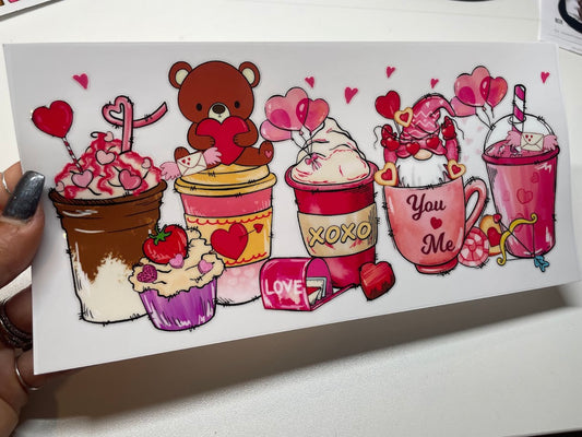 Love UV DTF Sticker for Tumbler