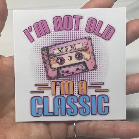 80's - 90"s Retro Sticker UV DTF