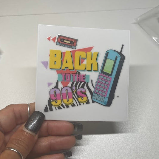 80's - 90"s Retro Sticker UV DTF