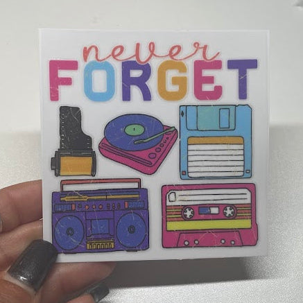 80's - 90"s Retro Sticker UV DTF