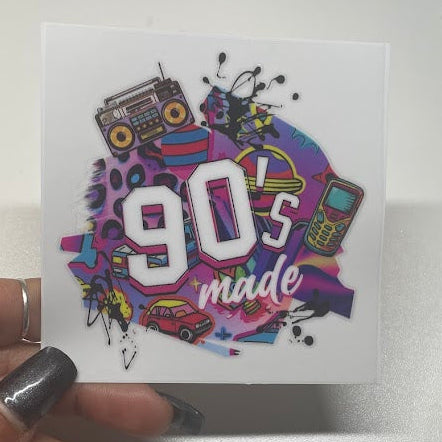 80's - 90"s Retro Sticker UV DTF