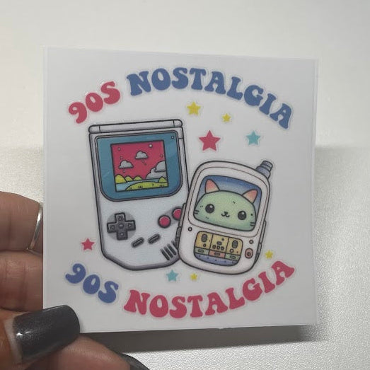 80's - 90"s Retro Sticker UV DTF