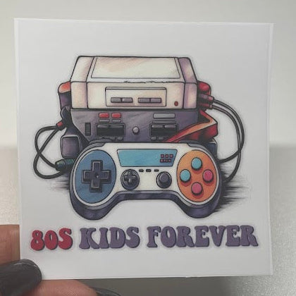 80's - 90"s Retro Sticker UV DTF