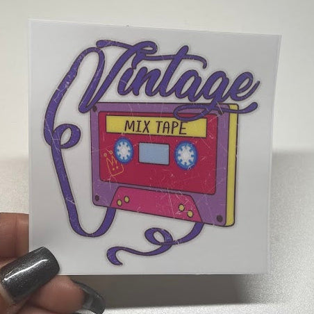 80's - 90"s Retro Sticker UV DTF