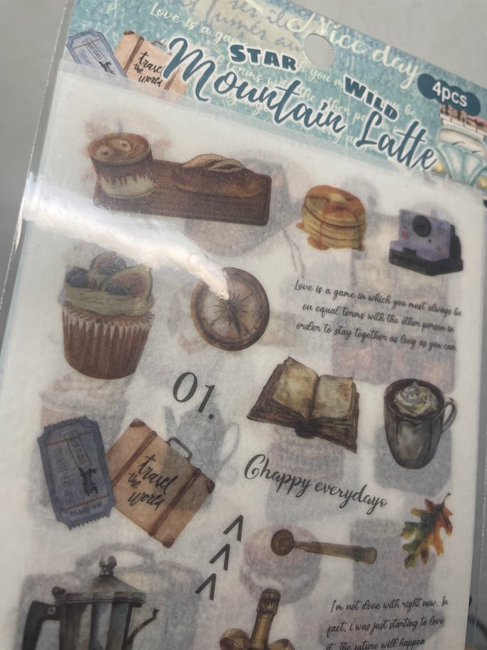 Vintage Coffee Sticker Pack