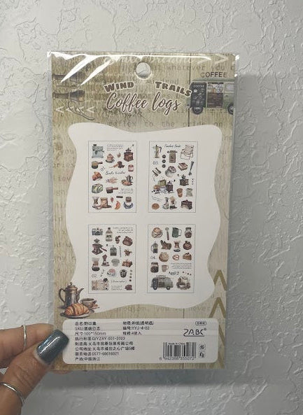Vintage Coffee Sticker Pack