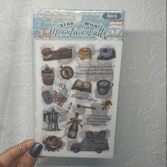 Vintage Coffee Sticker Pack