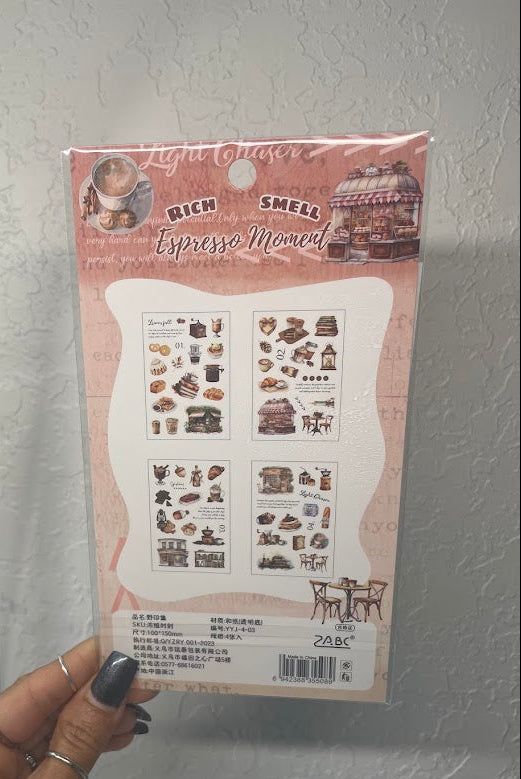 Vintage Coffee Sticker Pack